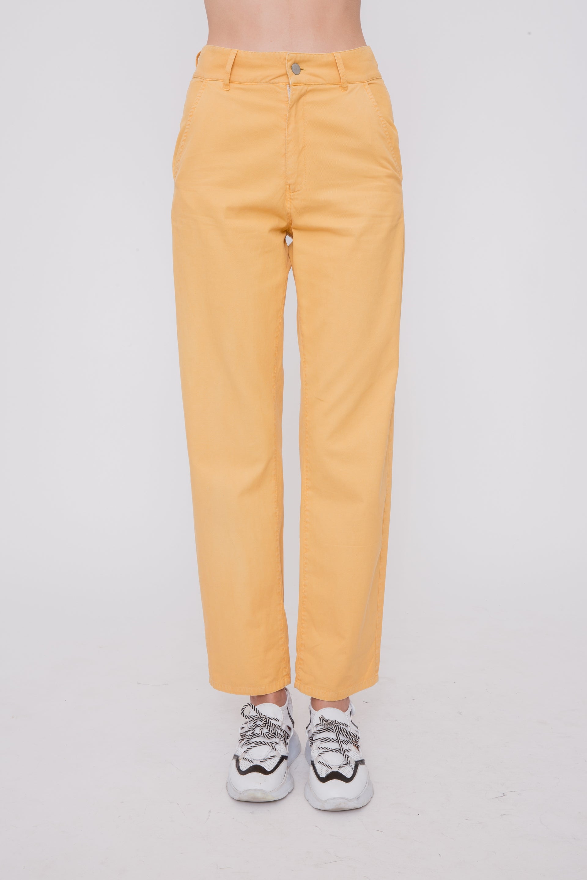 Salsation Capri Pants-Yellow（黄）XSサイズ Millennium Pull On Capris – Ashley Stewart