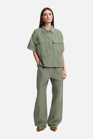 CULLEN Jacket in Petrol Green