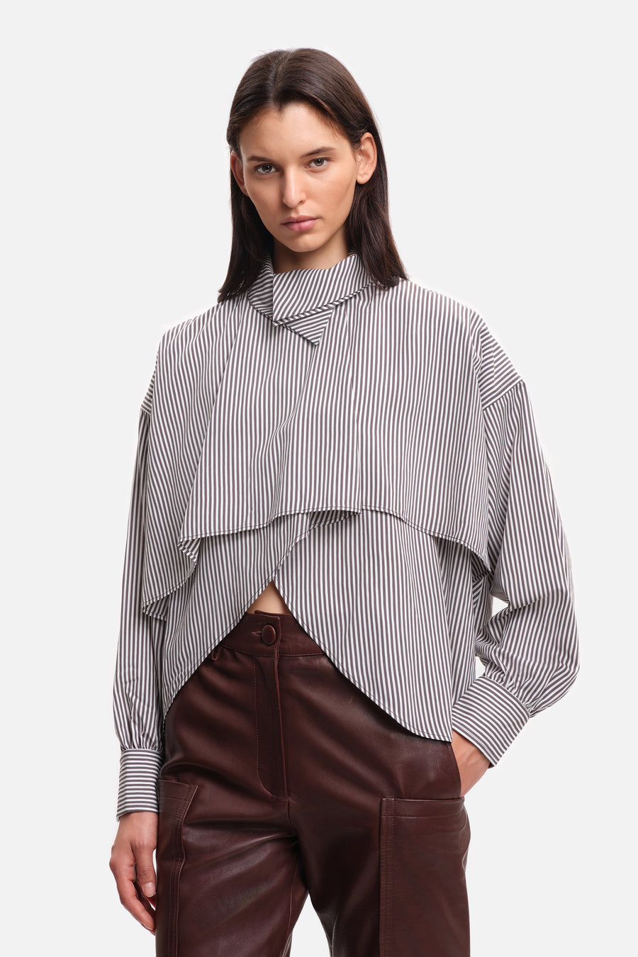 Chemise BIRD Grey Stripes