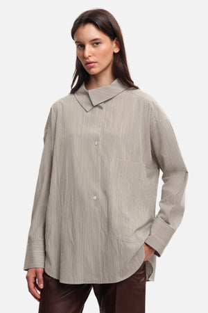 Chemise FINLAY Green Stripes