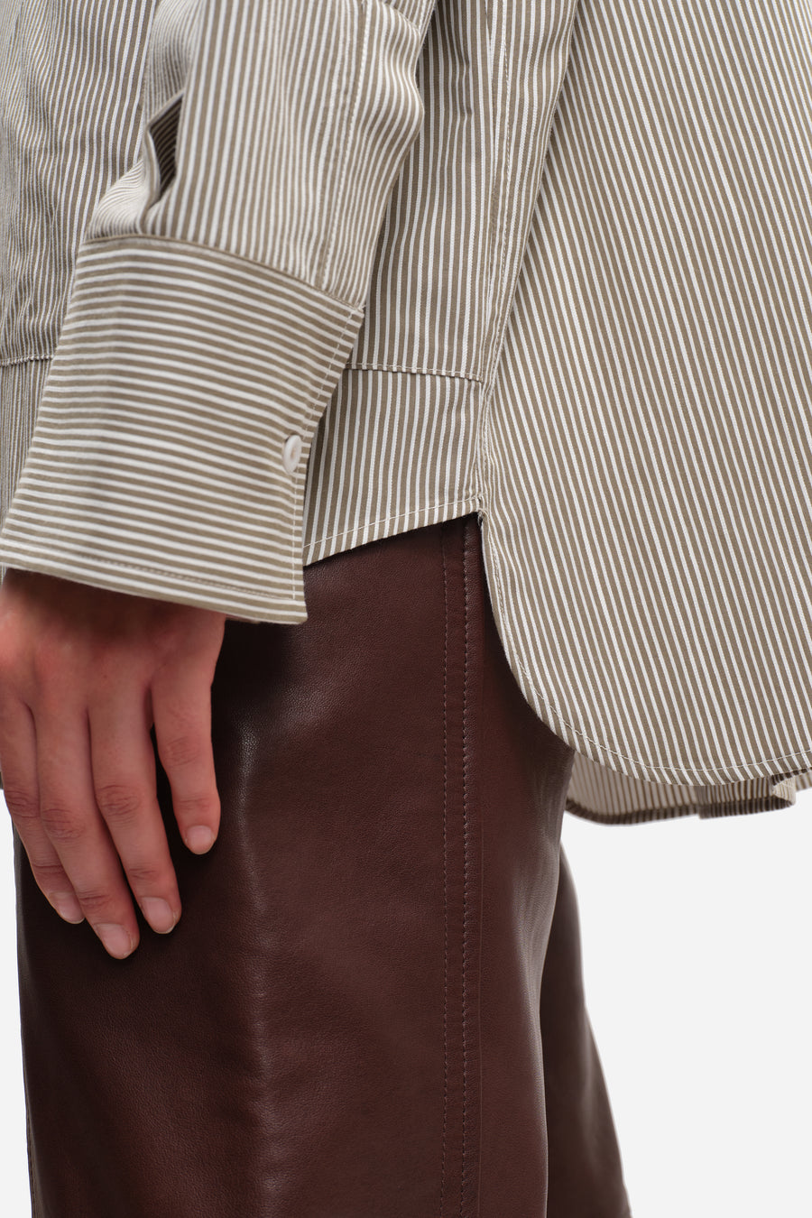 Chemise FINLAY Green Stripes