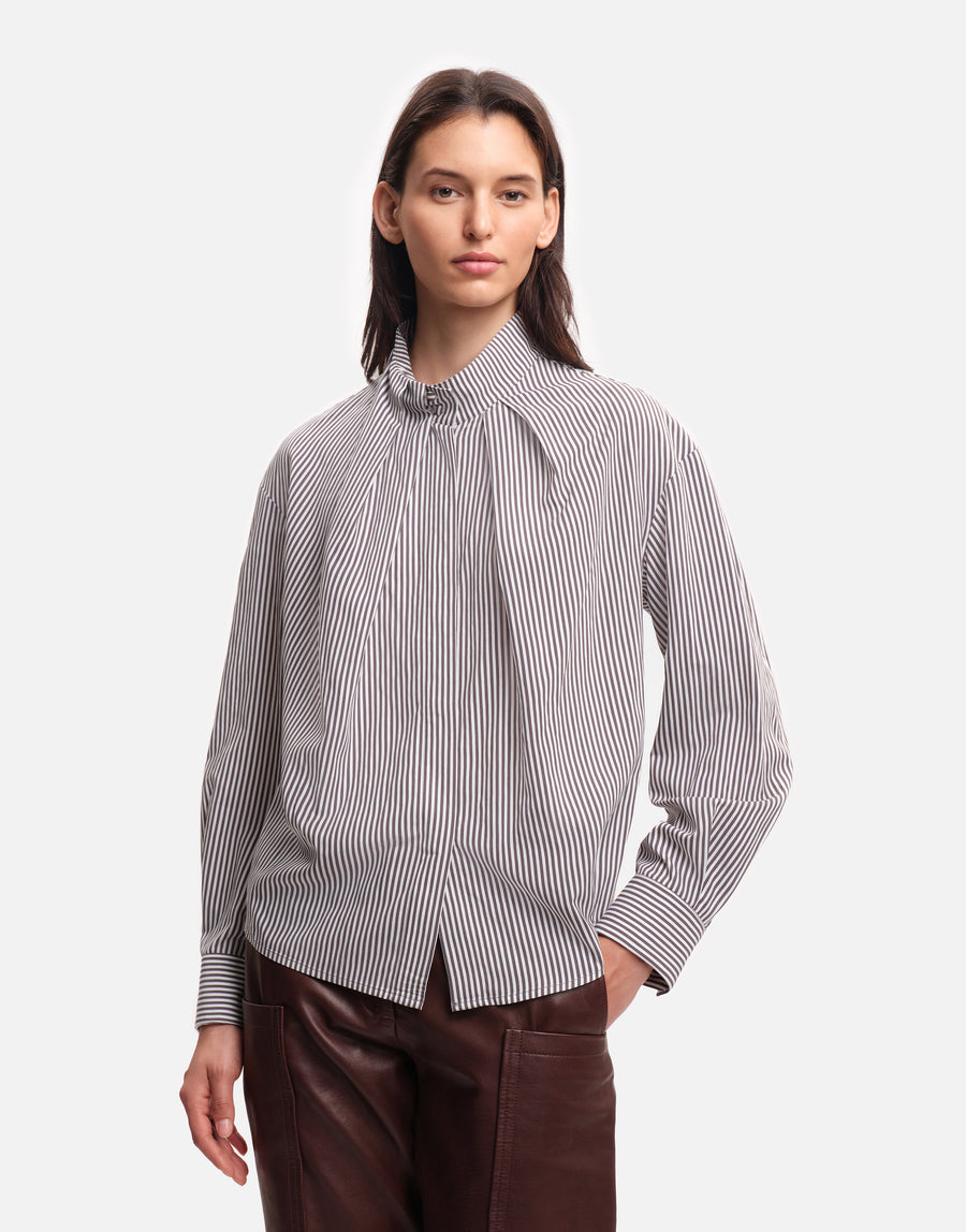 Chemise INDIA Grey Stripes