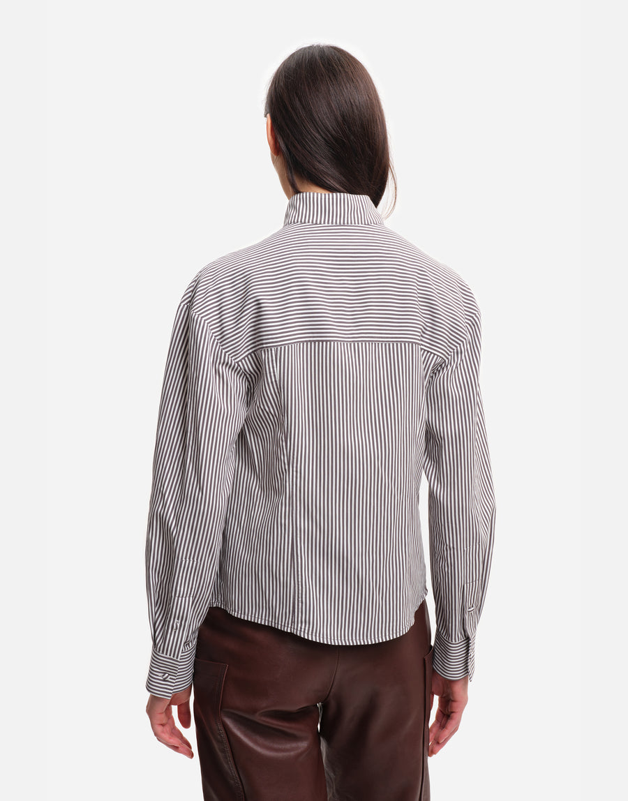 Chemise INDIA Grey Stripes