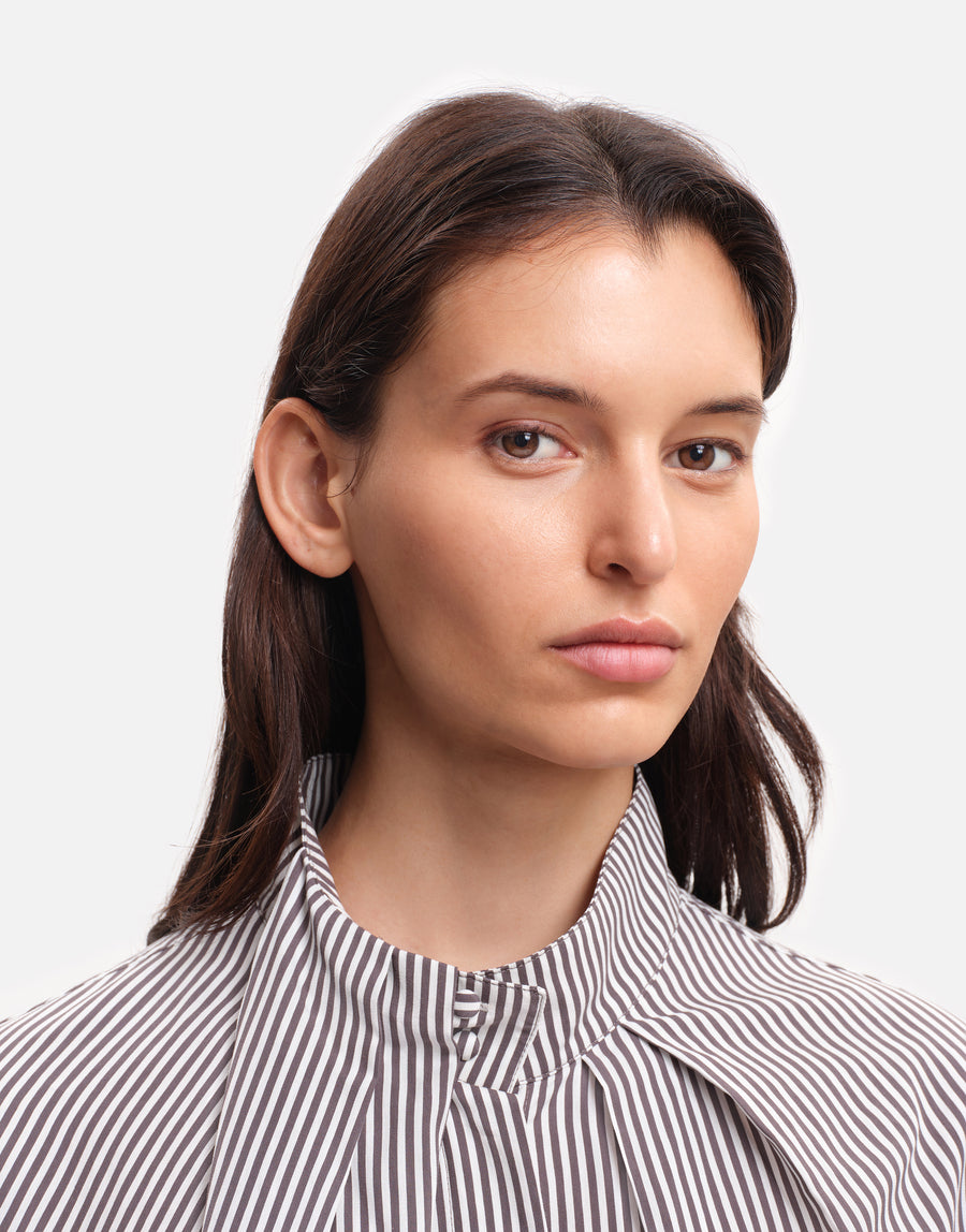 Chemise INDIA Grey Stripes