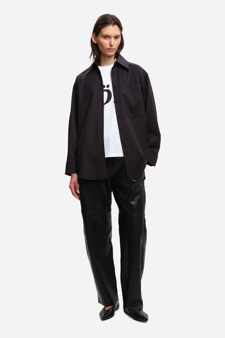 Chemise RAINS Black