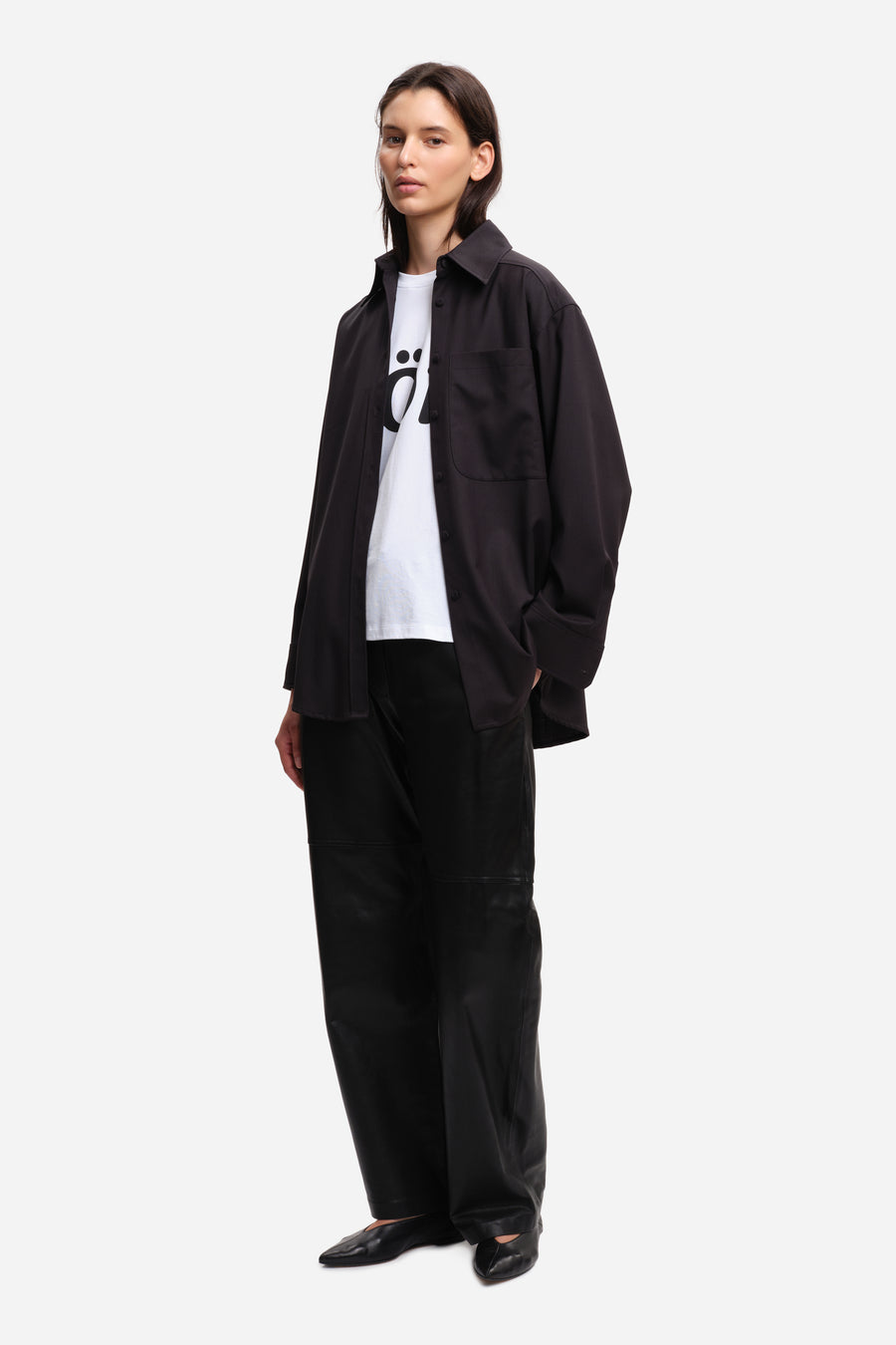Chemise RAINS Black