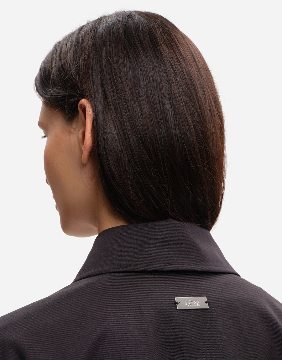 Chemise RAINS Black