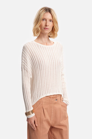 JUDY White knit