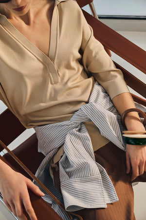 THEODORE Beige knitwear