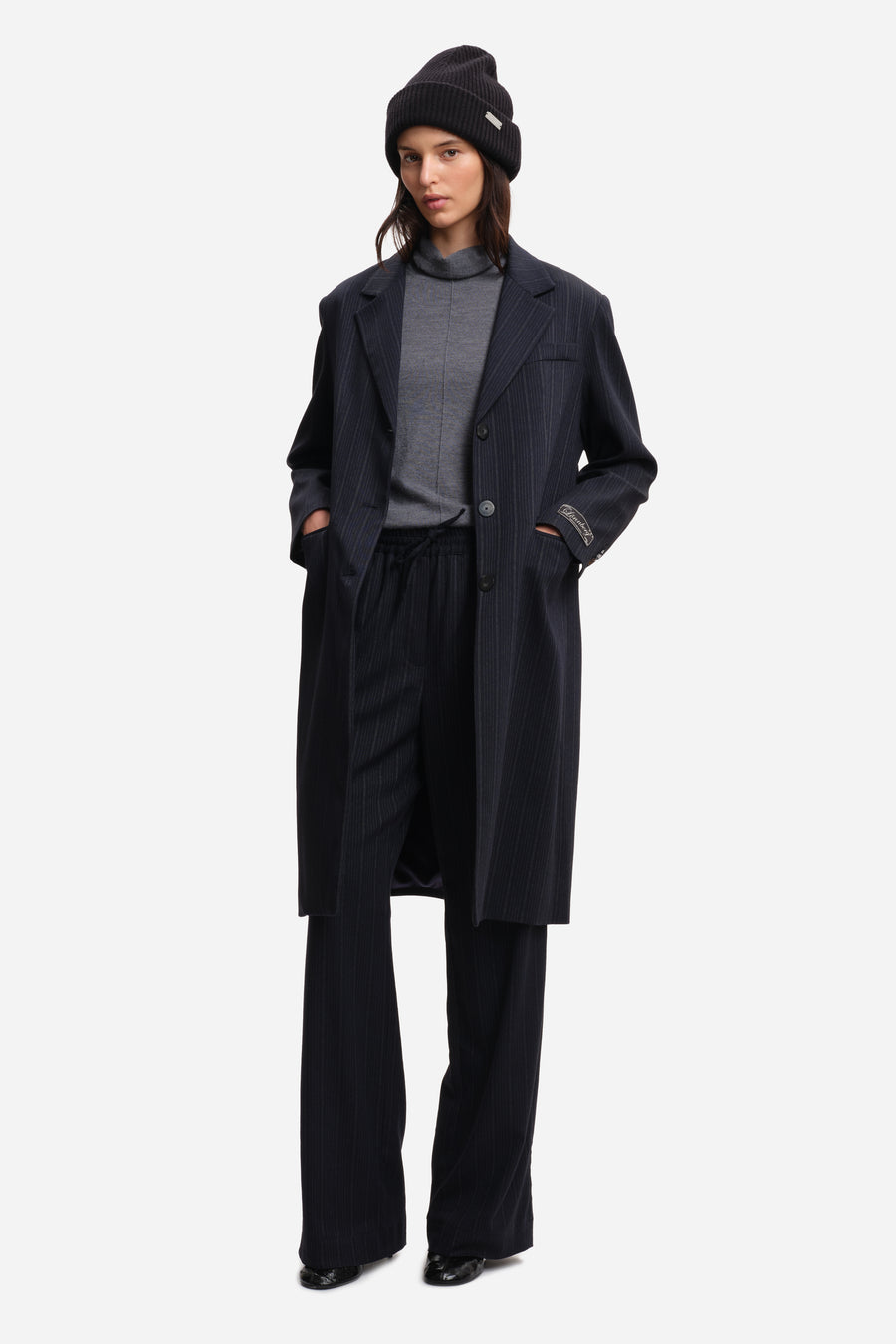 Manteau TOM Navy Stripes