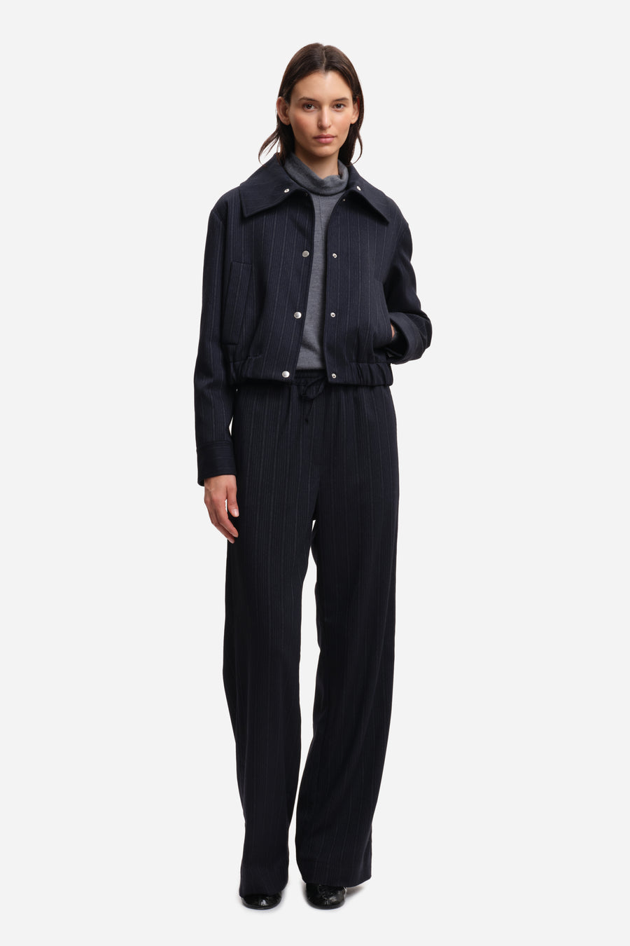 Veste ANJA Navy Stripes
