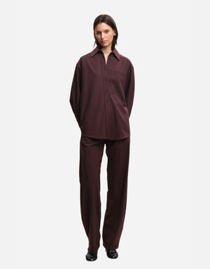 Chemise RAINS Brown