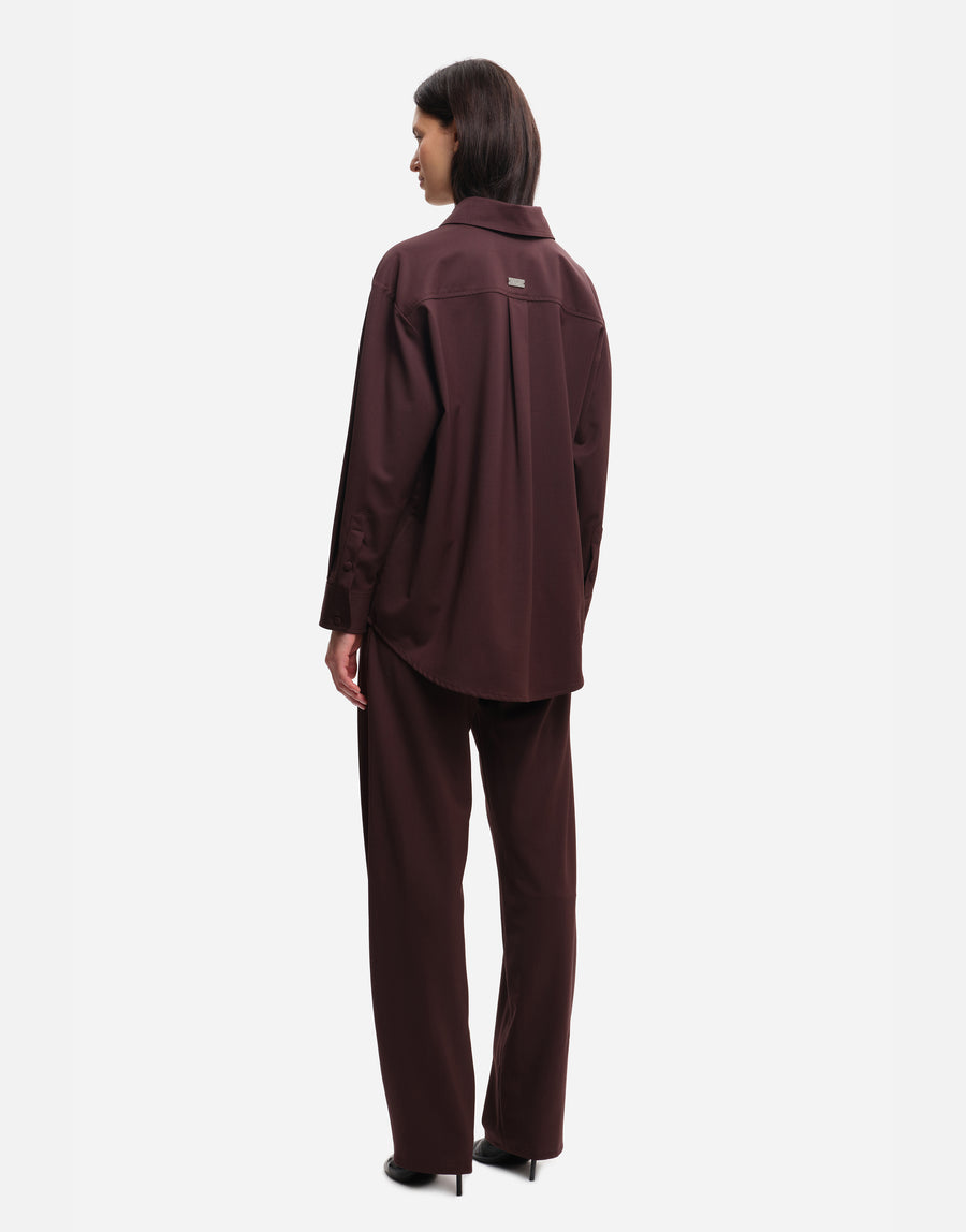 Chemise RAINS Brown