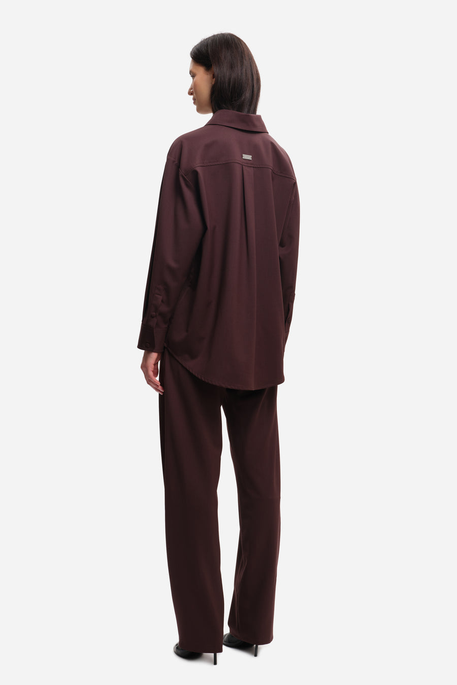 Chemise RAINS Brown