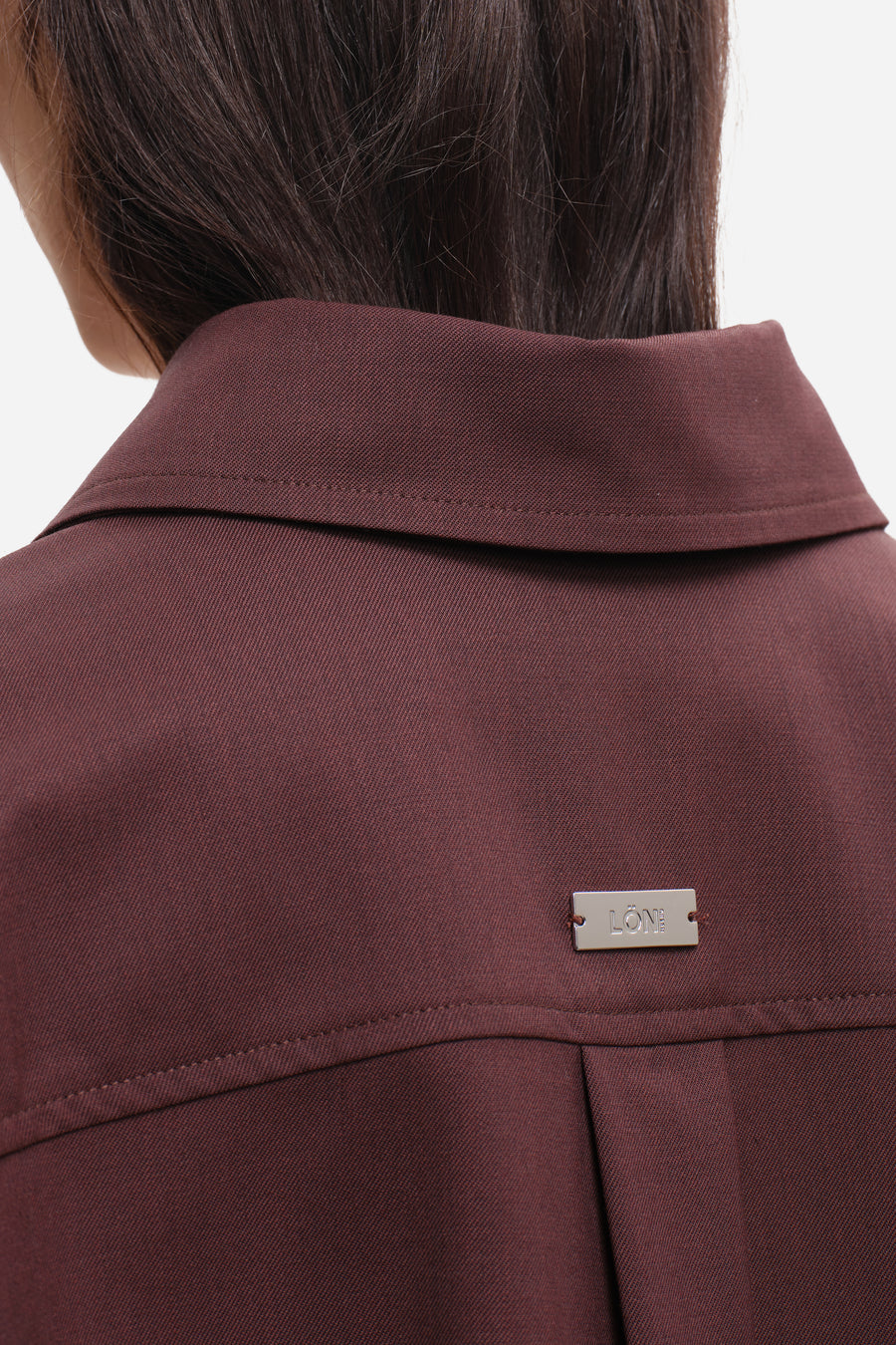 Chemise RAINS Brown