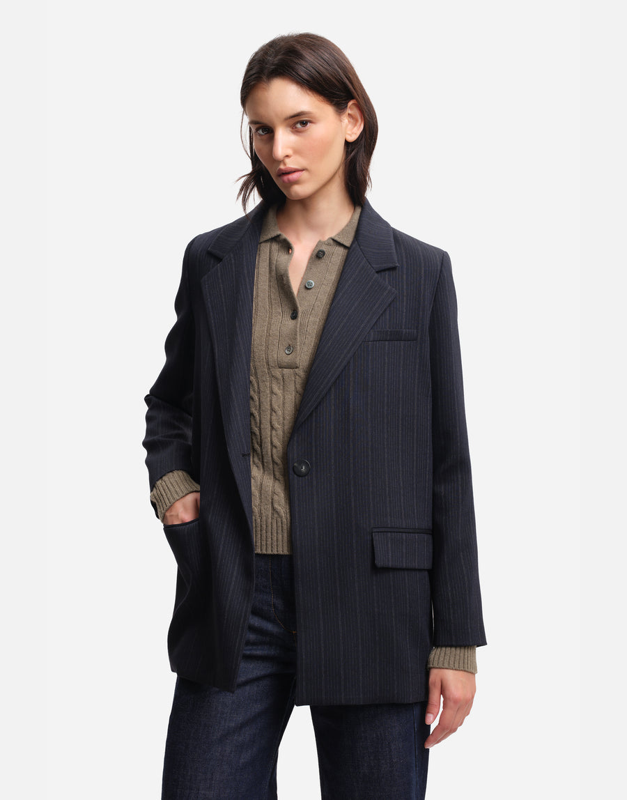Veste NORTON Navy Stripes