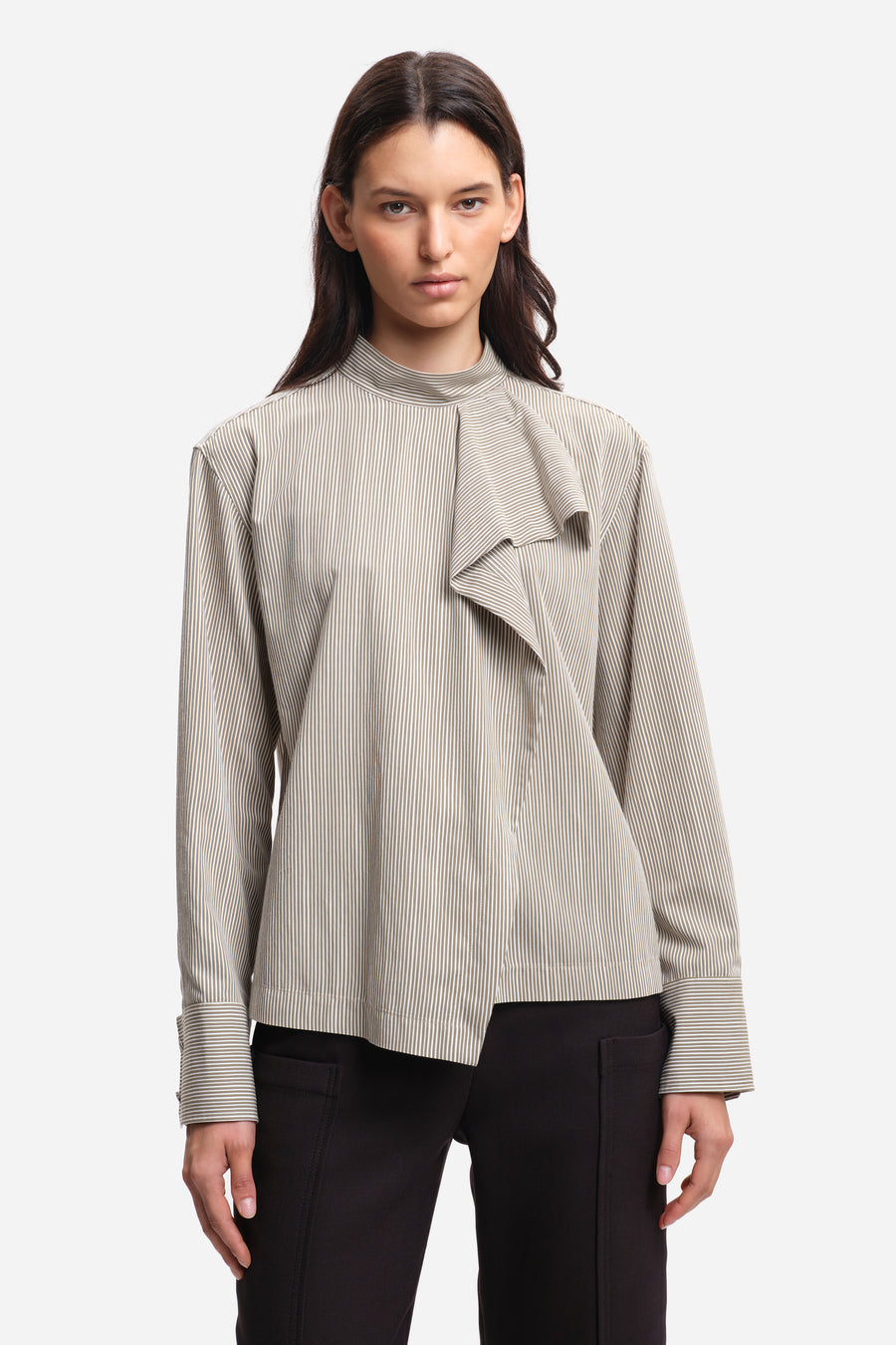 Chemise BECK Green Stripes