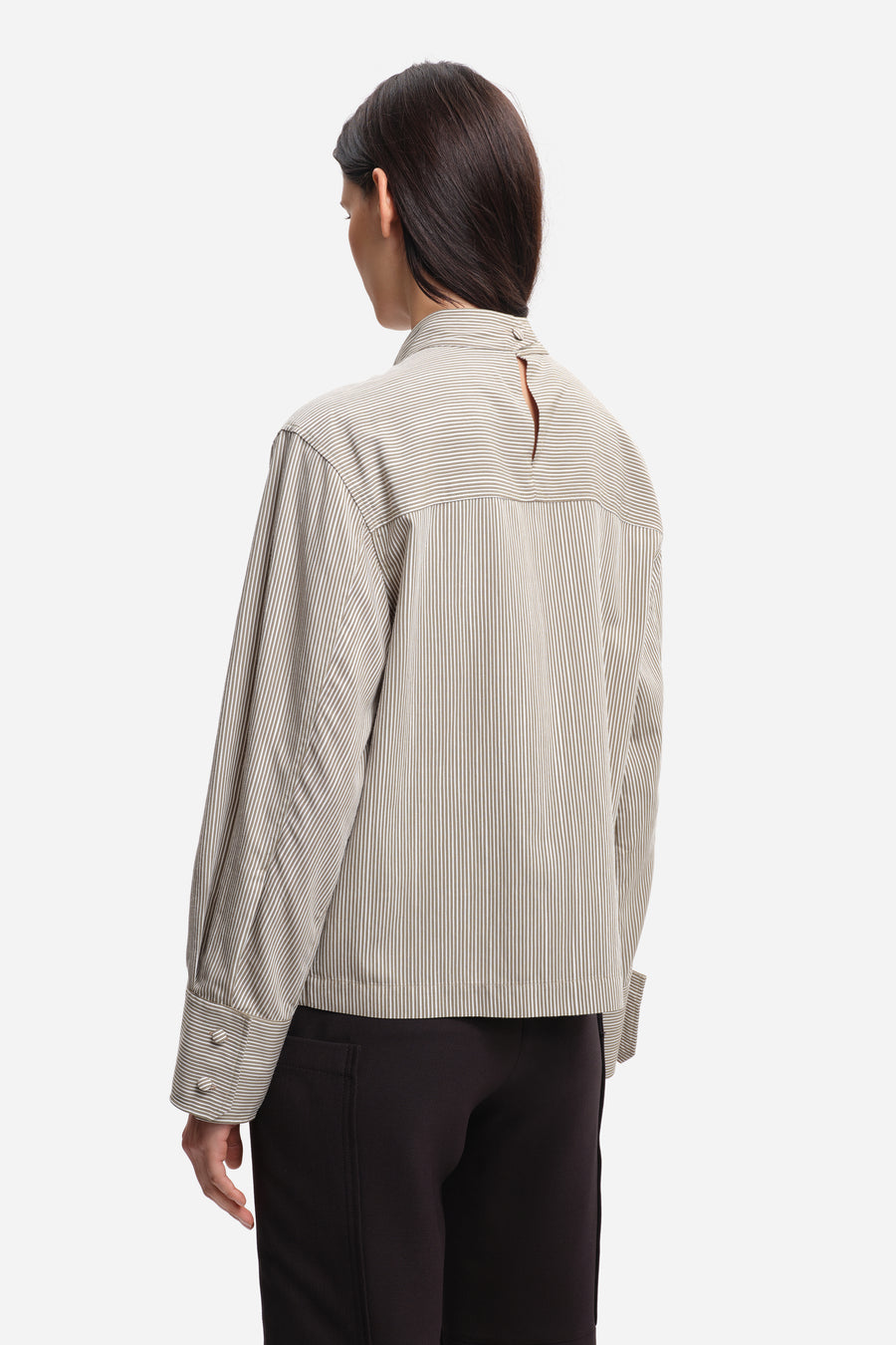 Chemise BECK Green Stripes