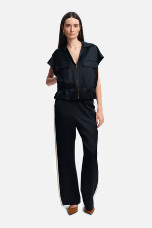 Chemise BANA Navy Satin