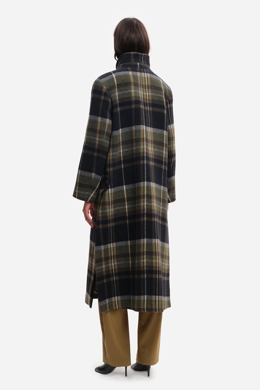 Manteau BARI Green Check