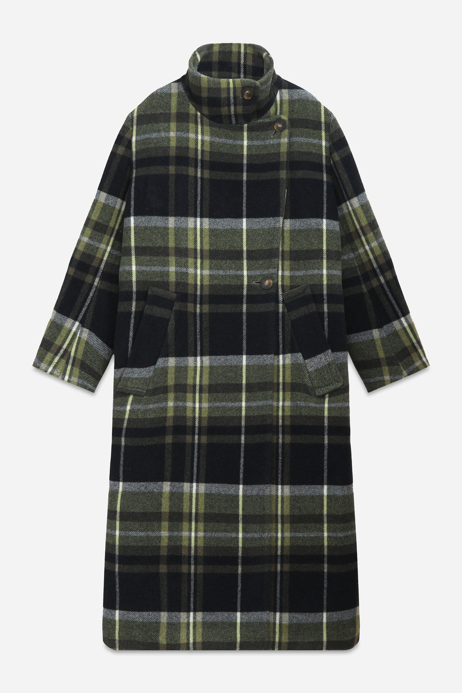 Manteau BARI Green Check