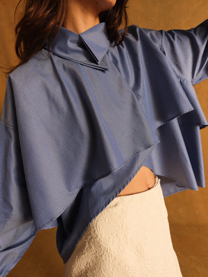 BIRD Navy Stripes Shirt