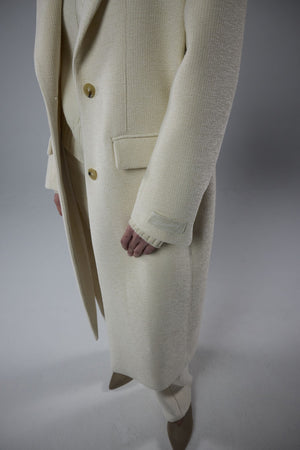 SHARIE Off White Coat