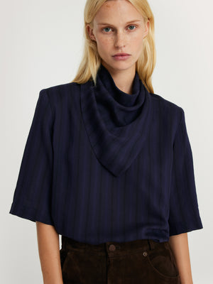MORO Navy Stripes Shirt