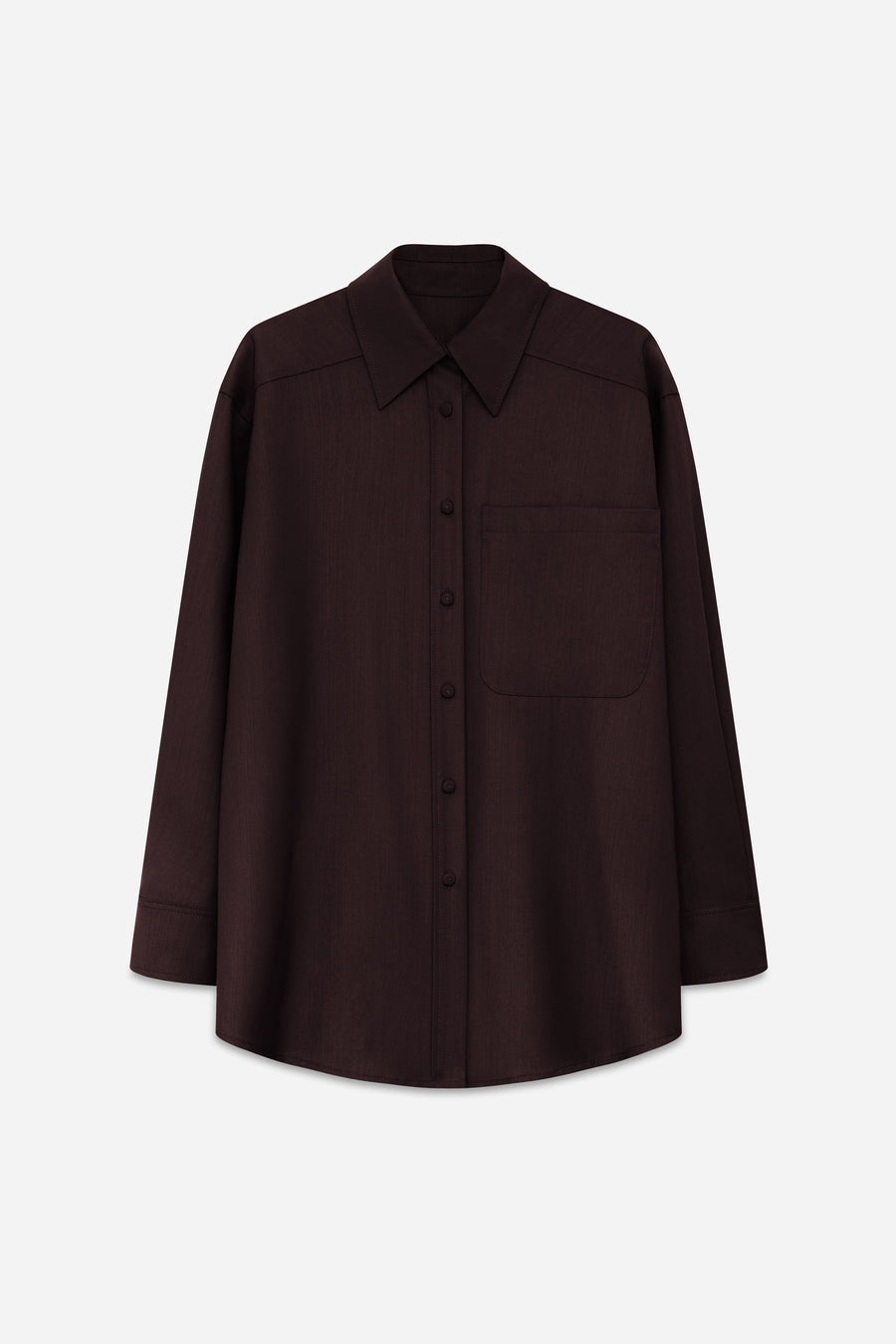 Chemise RAINS Brown