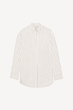 WENDERS Brown stripes shirt