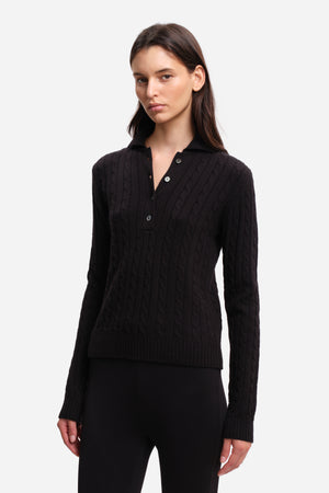 ALBY Black Sweater