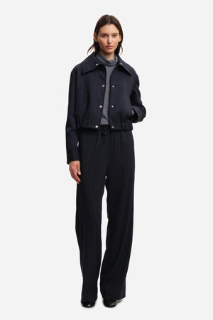 ANJA Navy Stripes Jacket