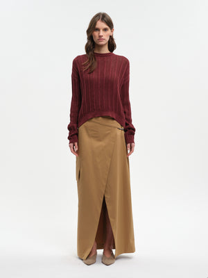 MAGDA Dark Terracotta Sweater