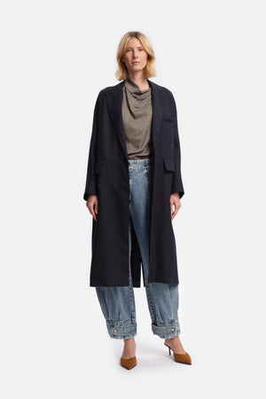 NASH Navy Stripes Coat