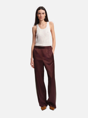 IDAO Brown Satin Pants