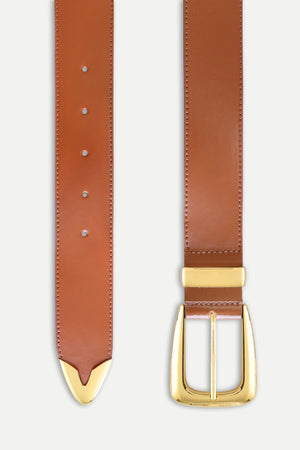 MUSE Cognac belt