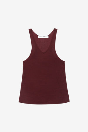 PILAR Dark Terracotta Tank Top