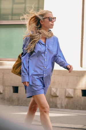 WENDERS Navy Stripes Shirt