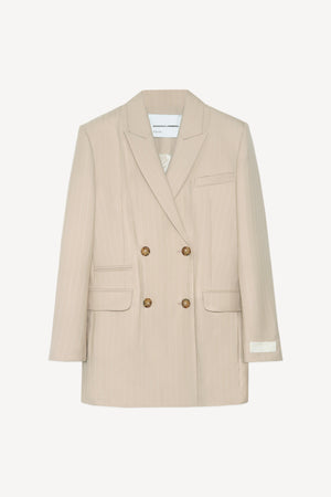 WILBY Beige striped jacket