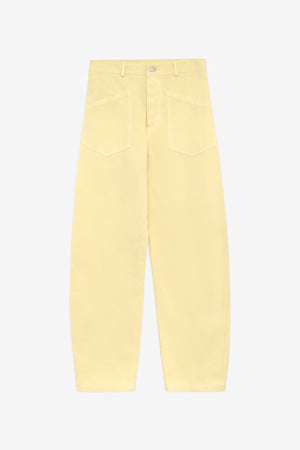 YOUNG Pale Yellow Pants